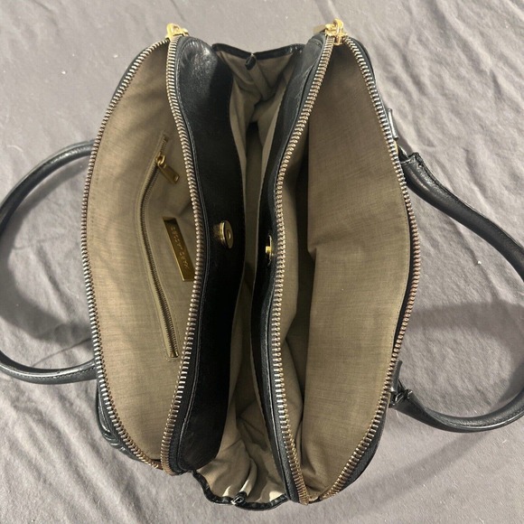 MARC JACOBS BLAKE CLASSIC SHOULDER BAG BLACK SOFT GENUINE LEATHER VINTAGE GUC - Picture 3 of 5